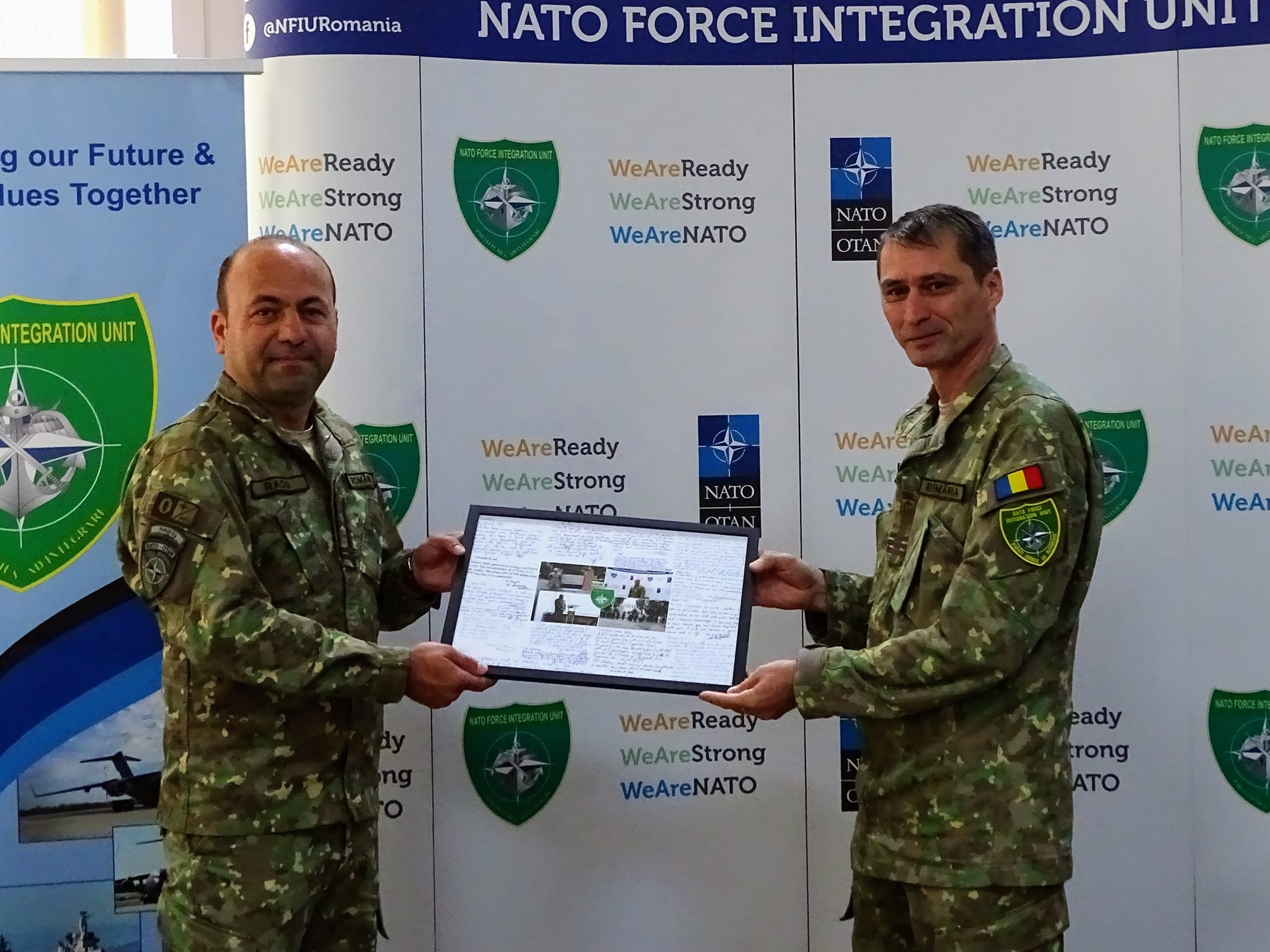 Farewell Ceremony for LTC Valeriu RADU 