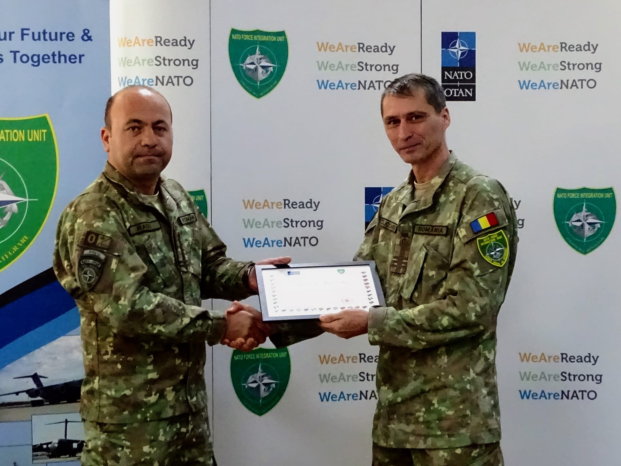 Farewell Ceremony for LTC Valeriu RADU